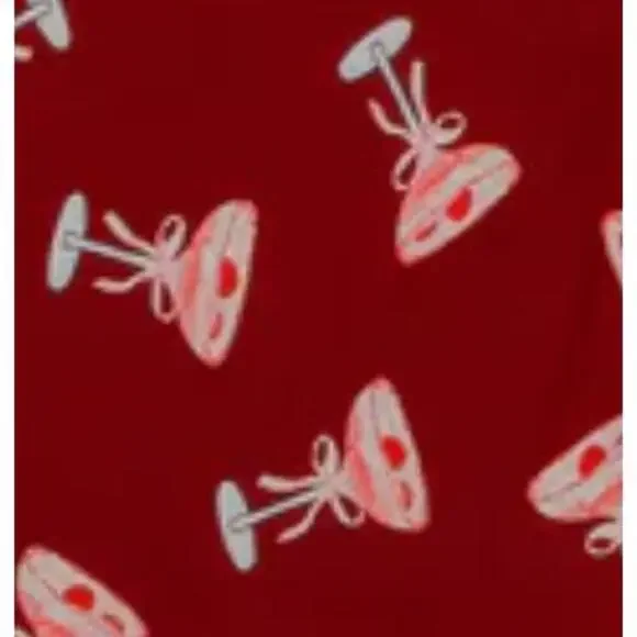Midnight Martini Bow Pajama Set